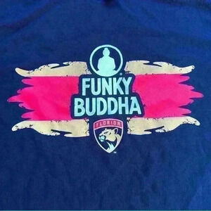Florida Panthers Funky Buddha LARGE Official Sport Merchandise Shirt Unisex NWOT